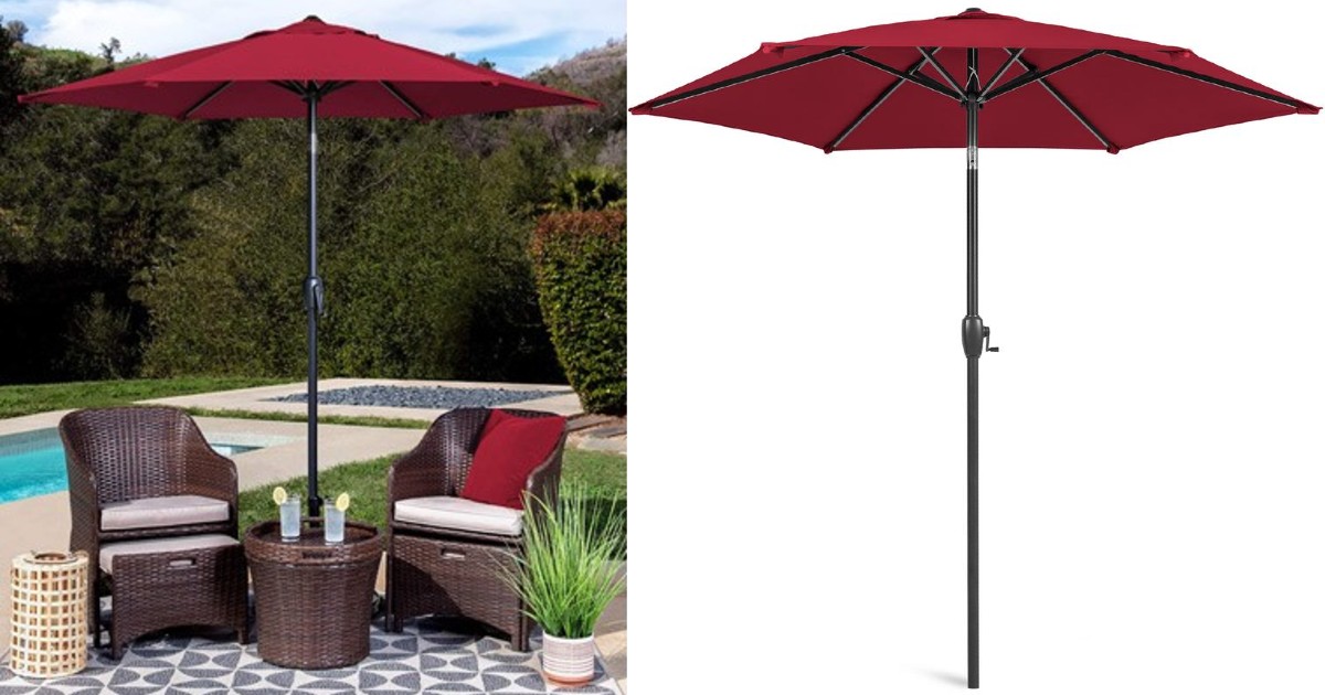All Weather Patio Umbrella Tilt Crank ONLY 38.99 (Reg 62) Daily