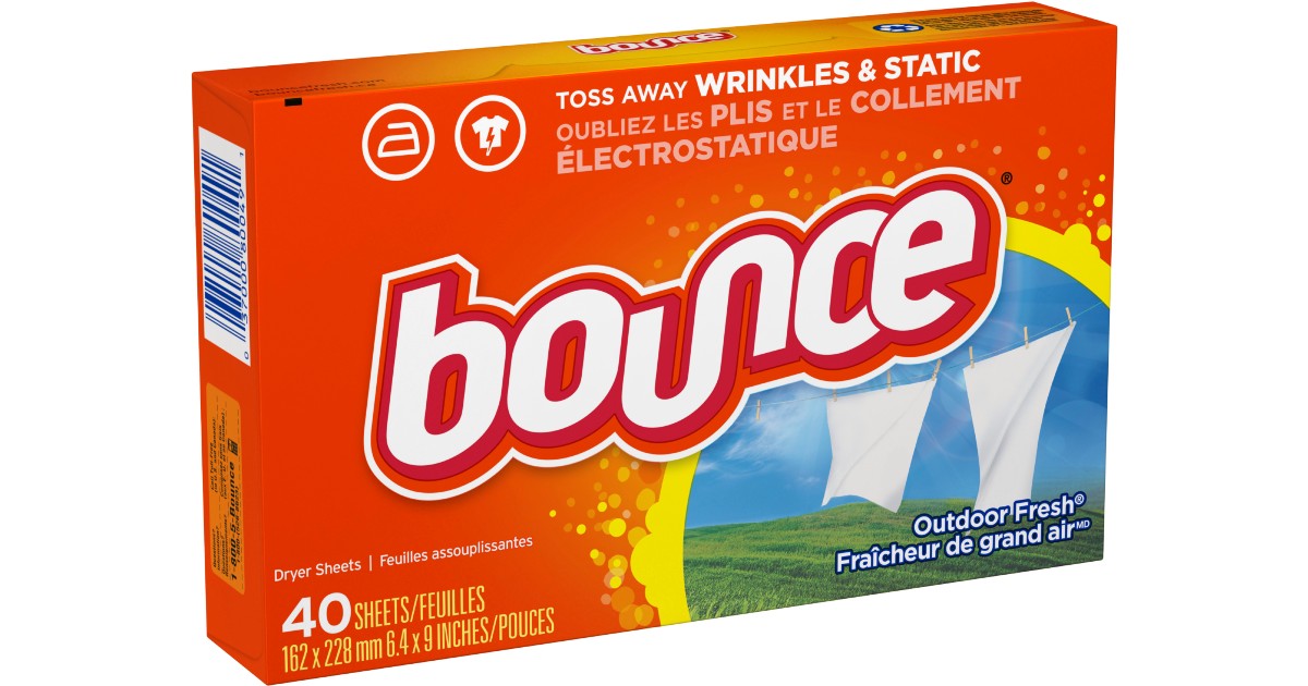 Bounce Dryer Sheets ONLY $1.99 at Walgreens
