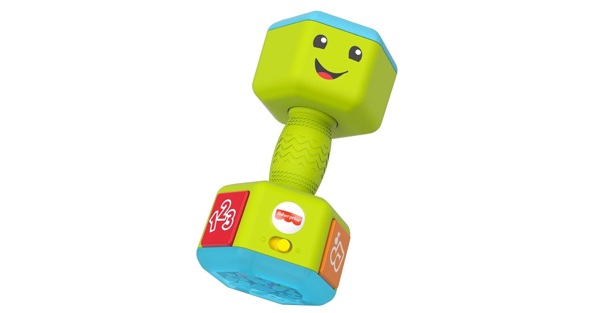 Fisher-Price Laugh & Learn Countin' Reps Dumbbell ONLY $7.88