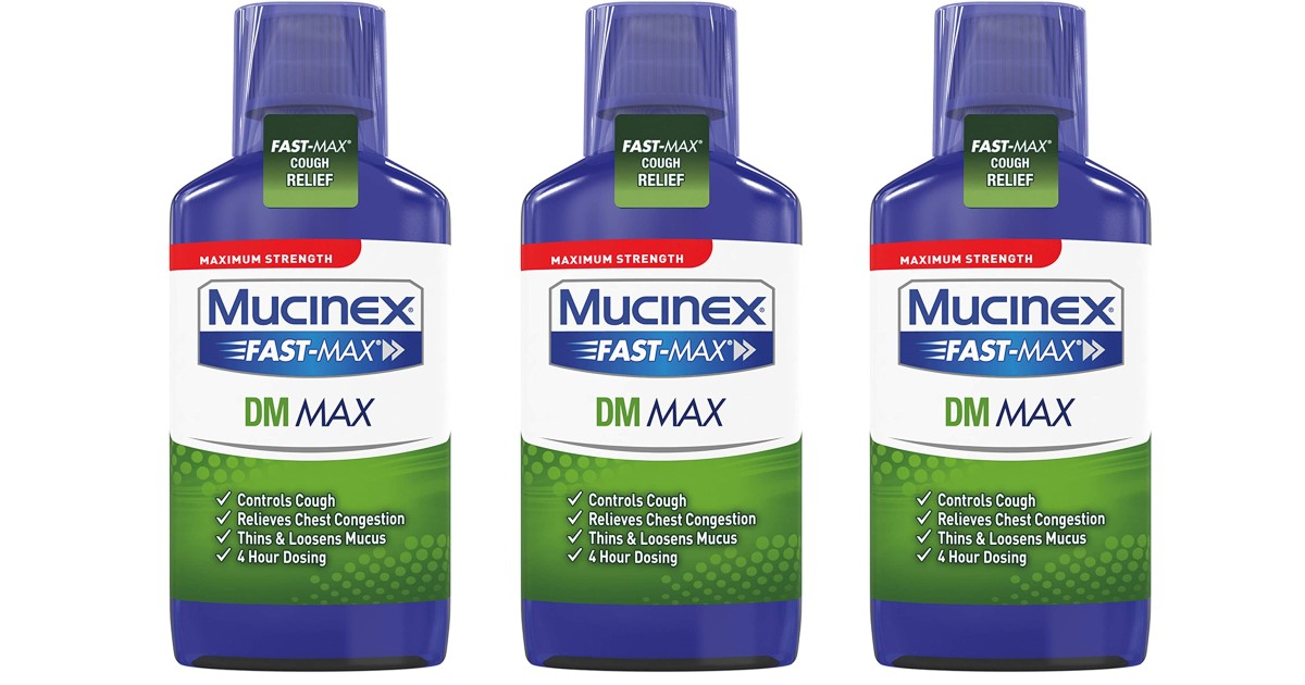 Mucinex Fast-Max DM ONLY $4.80 Shipped (Reg $13)