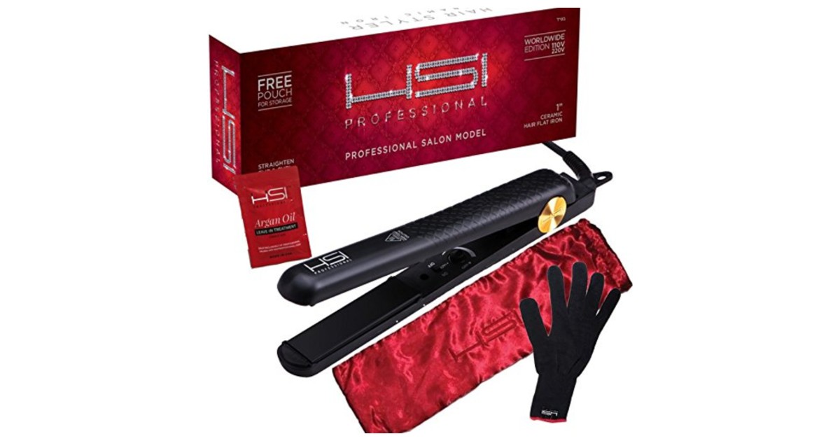 HSI Flat Iron Hair Straightener ONLY $25.89 (Reg $40)