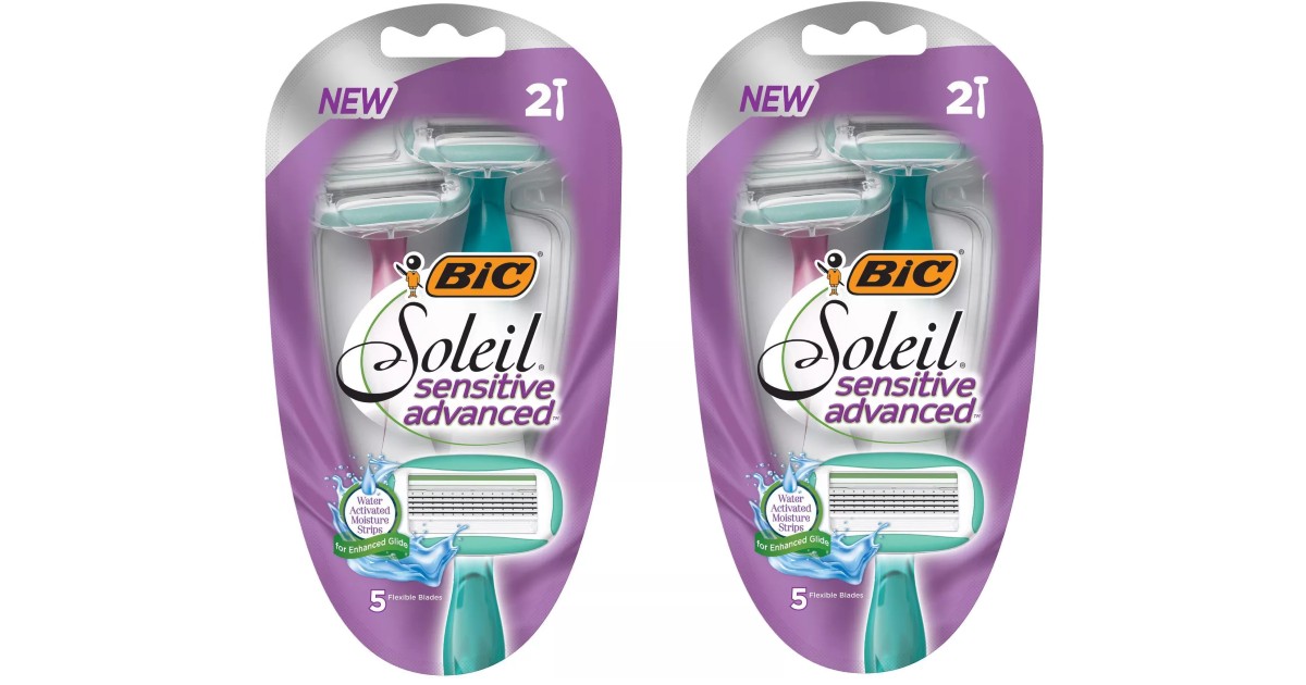 FREE BIC Soleil Advanced Sensitive 2-Pack at Target