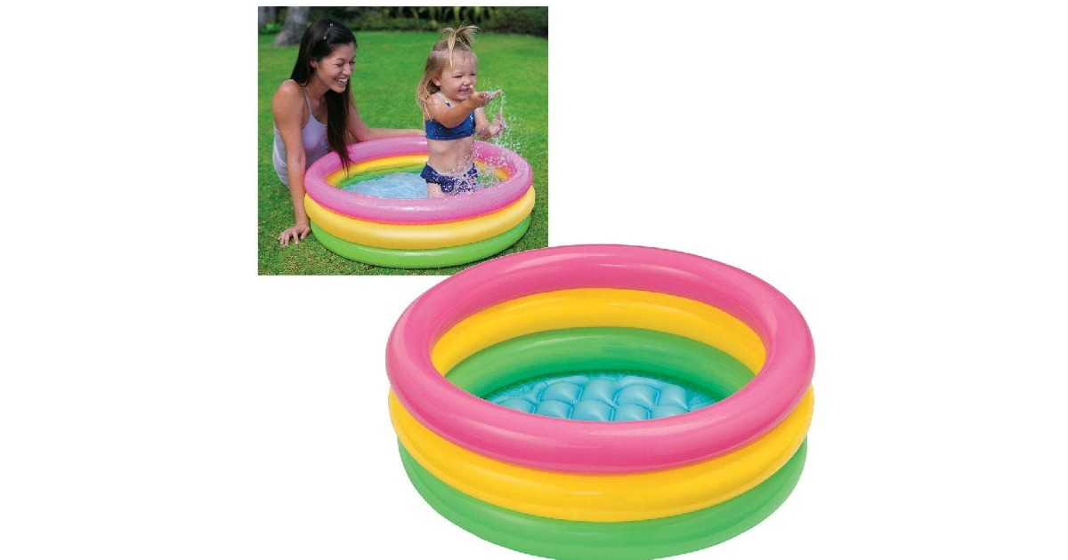 Intex Sunset Glow Baby Pool ONLY $9.60 on Amazon
