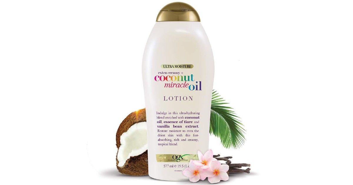OGX Coconut Oil Miracle Lotion ONLY $3.33 (Reg $9)