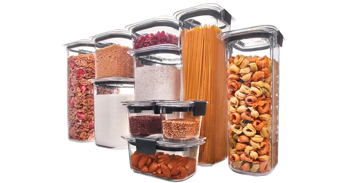 Rubbermaid Brilliance Containers 10-Pack ONLY $38.20 (Reg. $100)