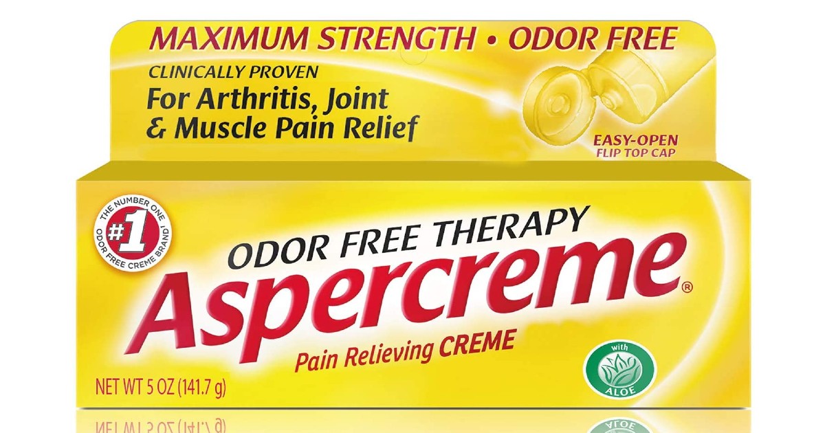 Aspercreme Maximum Strength Pain Relief Creme ONLY $5.19 Shipped