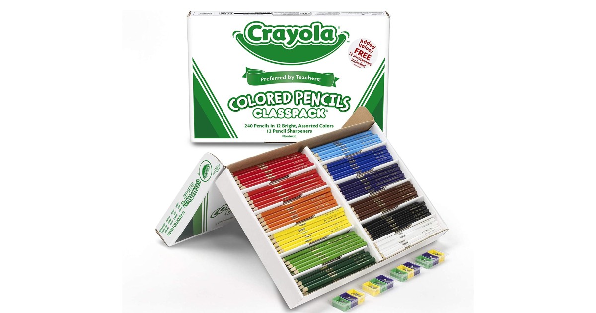 Crayola Colored Pencils Classpack ONLY $23.58 (Reg. $49)