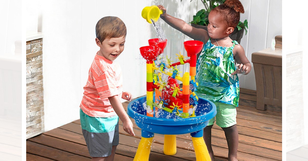 Gymax 2 in 1 Sand and Water Table ONLY $34.99 (Reg $100)