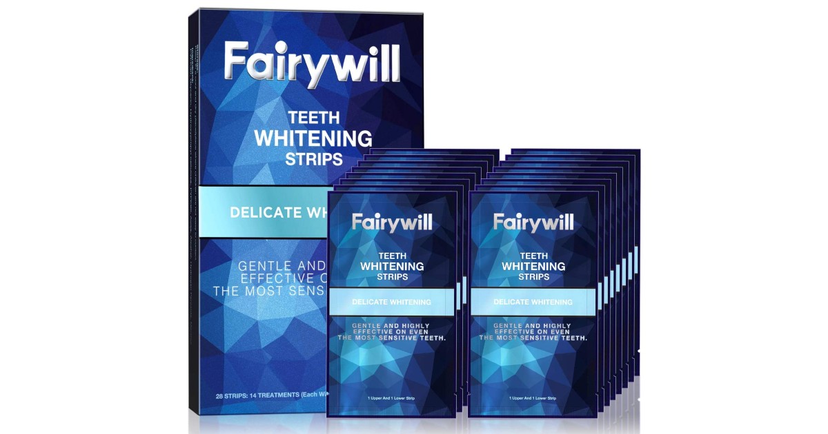 Teeth Whitening Strips for Sensitive Teeth ONLY $7.99 (Reg $20)