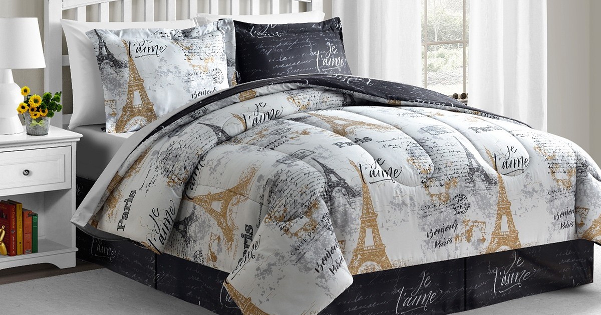 Reversible 8-Piece Comforter Sets 