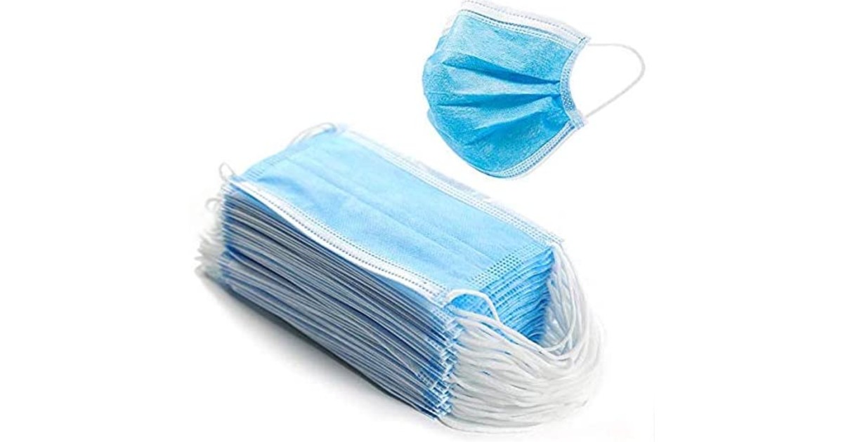 Disposable Face Masks 50-Piece ONLY $3.50 Shipped at Amazon