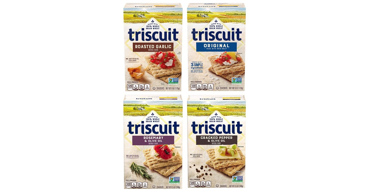 Triscuit Whole Grain Crackers 4 Boxes ONLY 8.19 Shipped Daily Deals