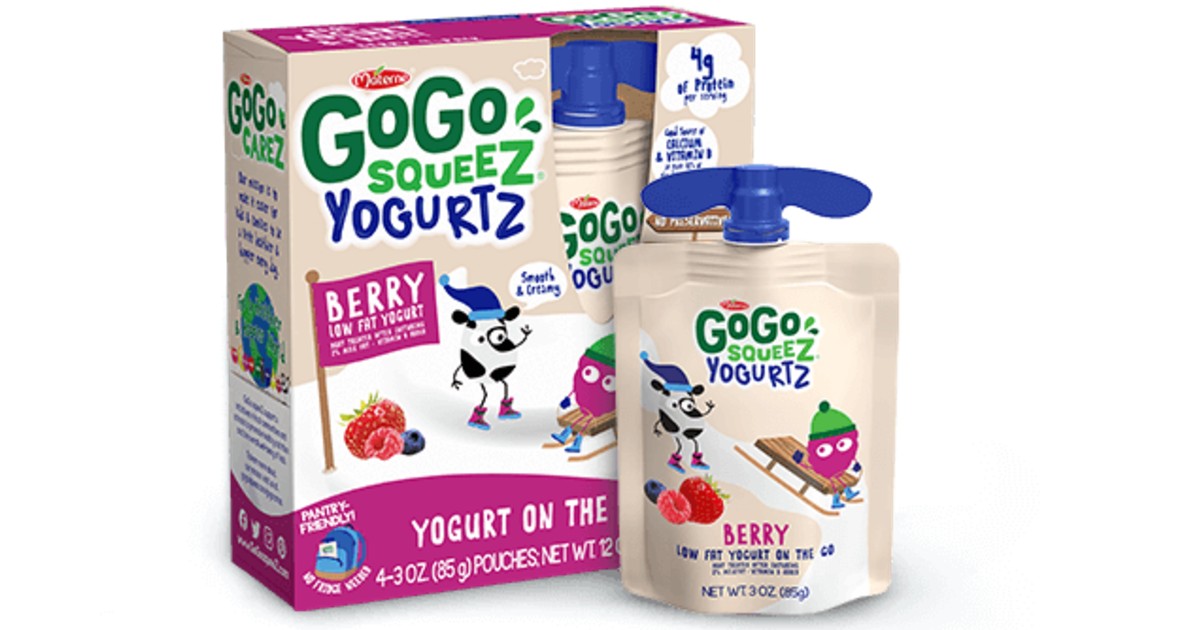 FREE GoGo SqueeZ YogurtZ Pouches at Target