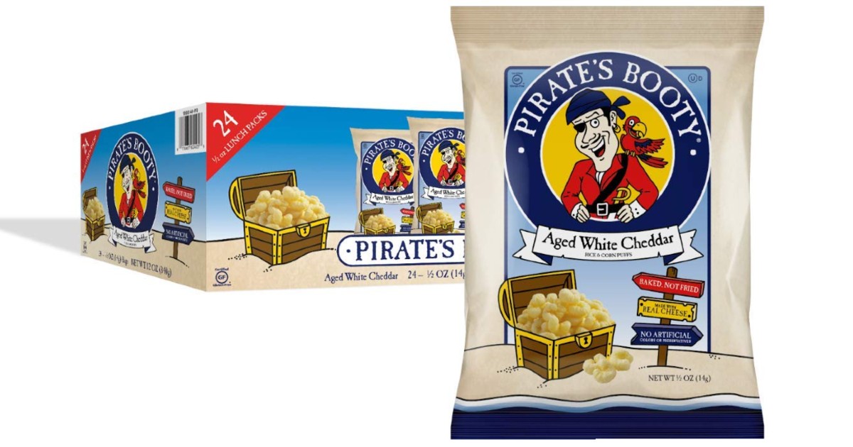 Pirate's Booty Cheese Puffs 24-Pack ONLY $7.58 Shipped