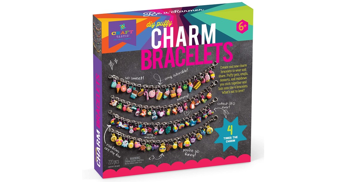 Craft-tastic DIY Charm Bracelets Kit ONLY $9.52 (Reg. $17)