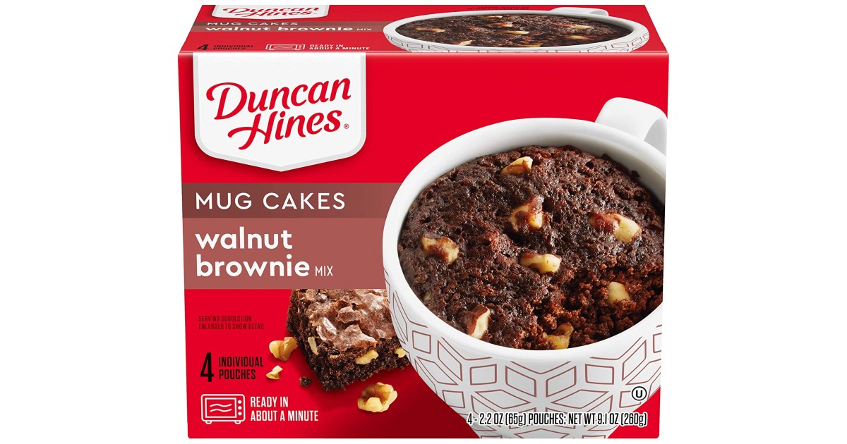 Duncan Hines Mug Cakes 4-Pack ONLY $1.66 Shipped