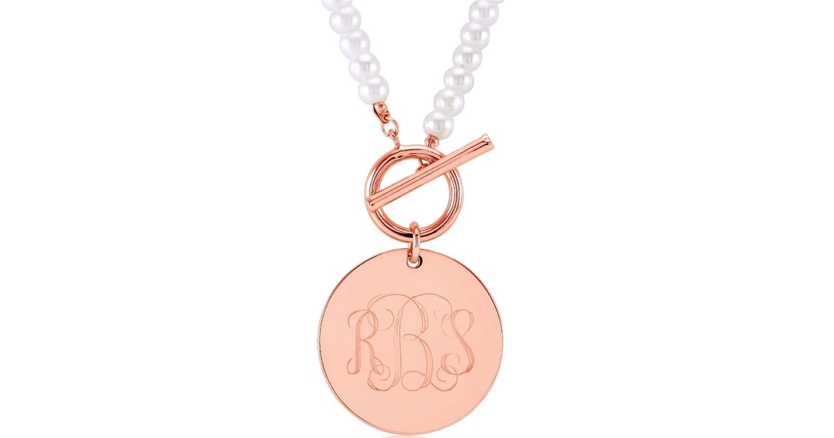 Personalized Monogram Necklace ONLY $6.99 (Reg $30)