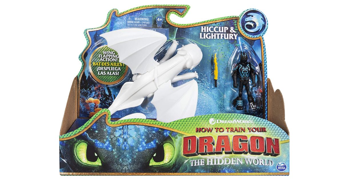 Dreamworks Dragons Lightfury and Hiccup ONLY $7.55 (Reg. $15)