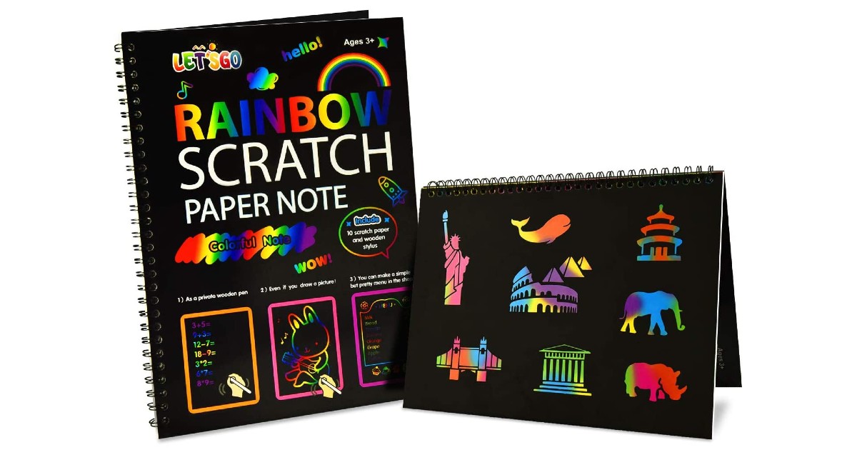 Rainbow Scratch Art for Kids ONLY $10.19 (Reg. $20)