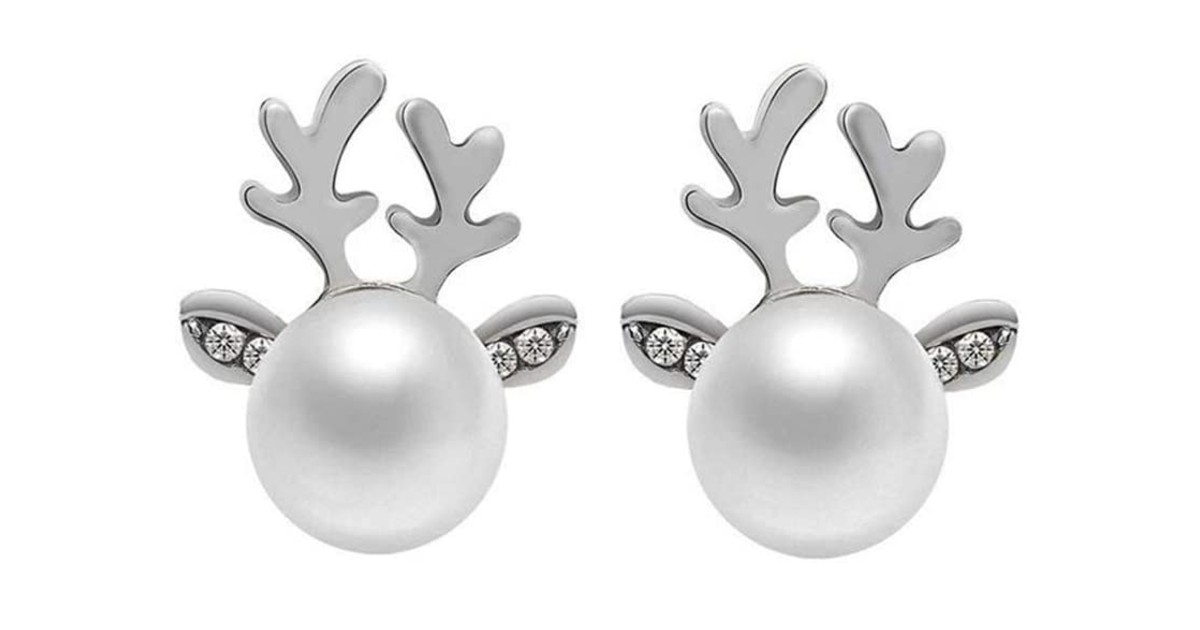 Christmas Pearl Earrings ONLY $1 Shipped