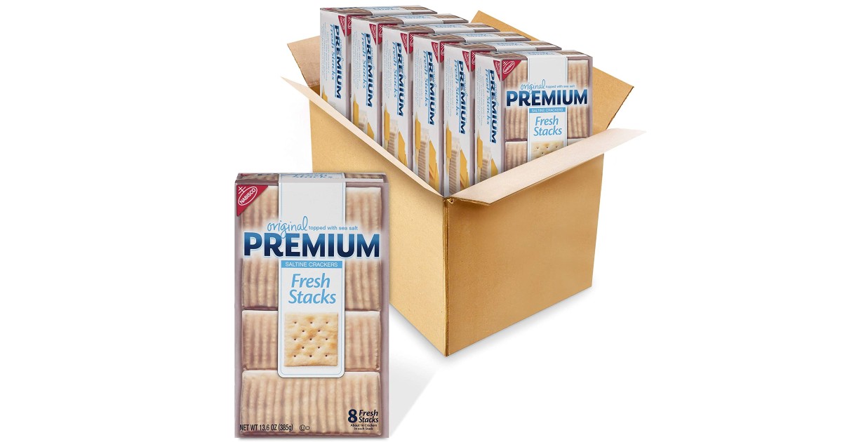 Premium Original Saltine Crackers 6-Pack ONLY $11.50 Shipped