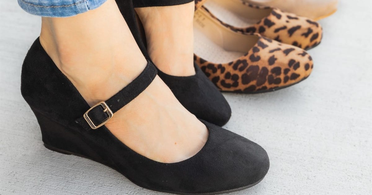 Chic Mary Jane Wedges ONLY $19.99 (Reg $40)