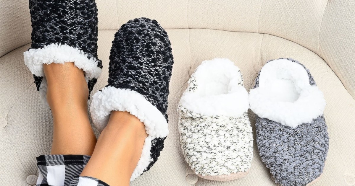Cozy Lounge Slippers ONLY $12.99 Shipped (Reg $25)