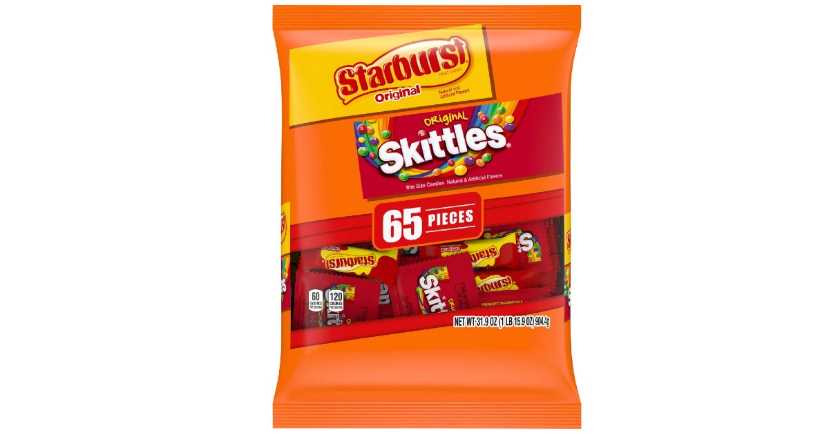 Skittles & Starburst Halloween Candy Bag ONLY $7.91 Shipped