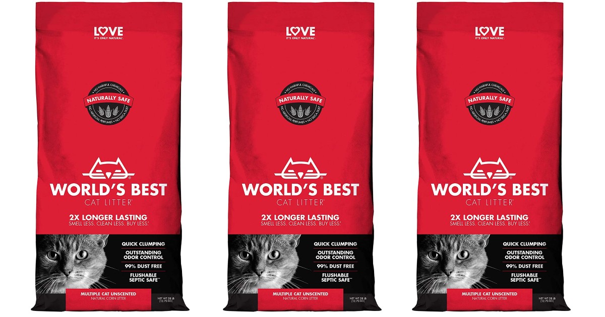 World's Best Cat Litter ONLY 16.82 Shipped (Reg 27) Daily Deals & Coupons