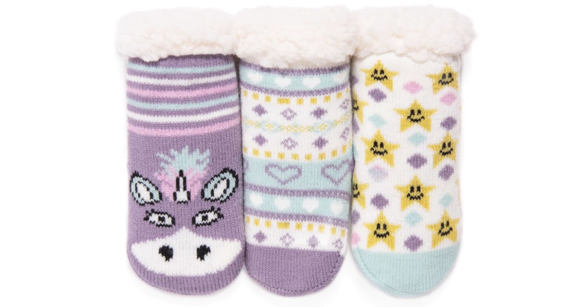 MUK LUKS Baby Cabin Socks 3 Pack ONLY $9.99 (Reg. $25)