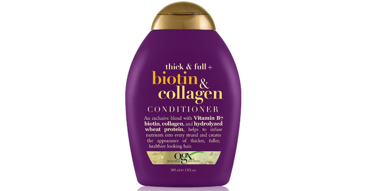 OGX Thick & Full + Biotin & Collagen Conditioner ONLY $3.86 