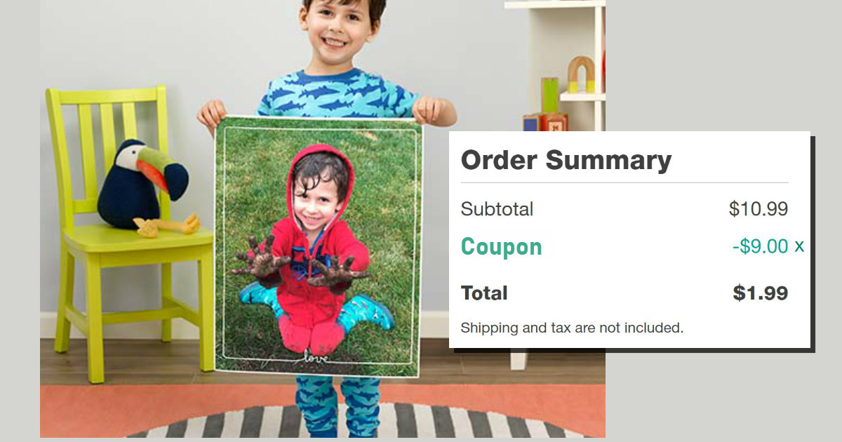 Walgreens Custom Photo Poster $1.99 with Coupon (Reg. $11)