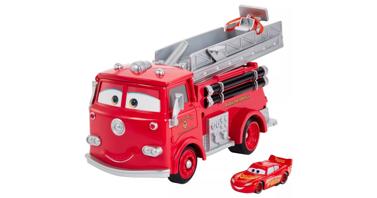Disney Pixar Cars Stunt & Splash Red ONLY $16.14 (Reg. $25)