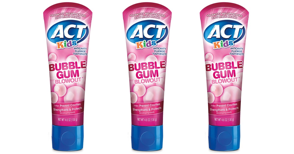 Act Kids Bubblegum Blowout Toothpaste ONLY $1.86 (Reg $4)