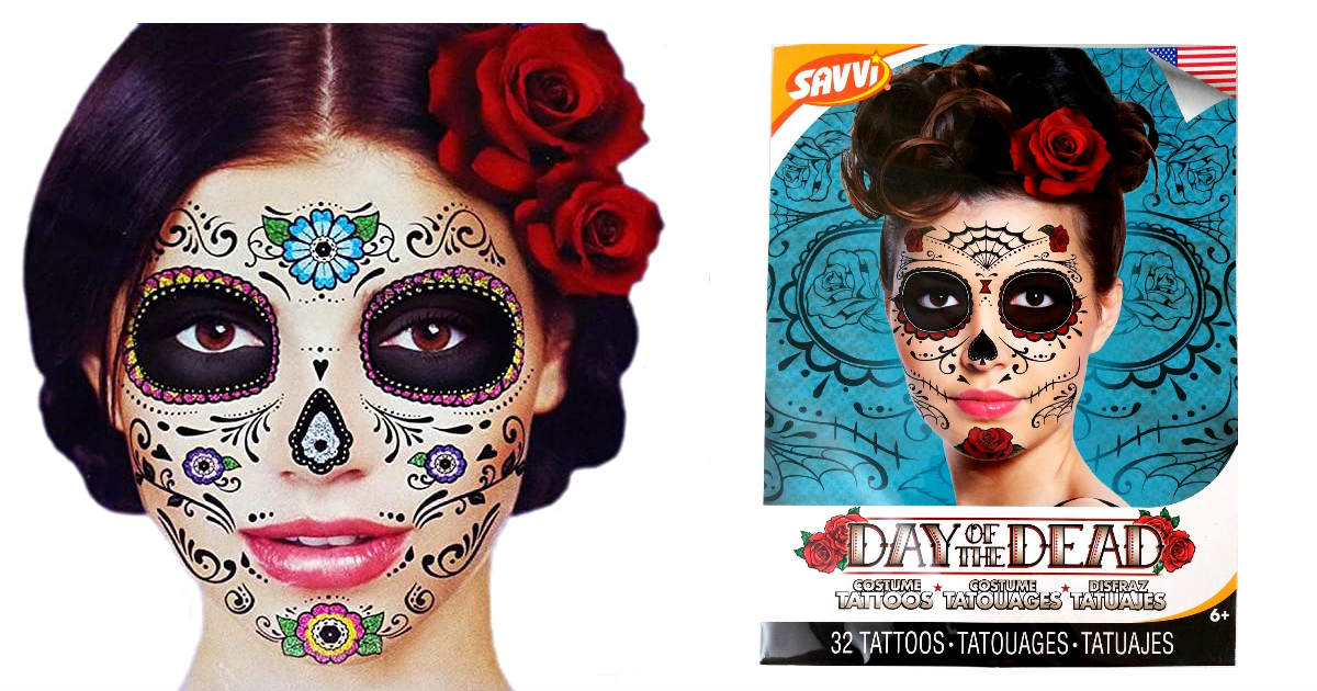 Day of the Dead Face Kits on Amazon