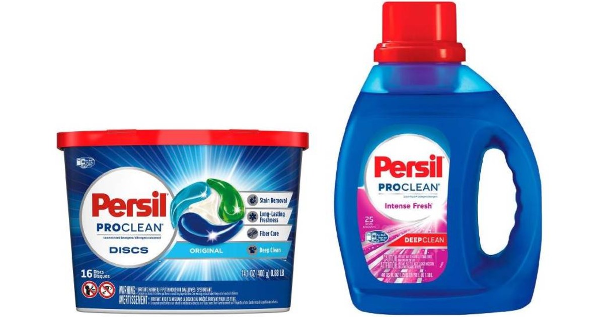 Persil Liquid Detergent or 16-ct Discs ONLY $2.99 at Walgreens