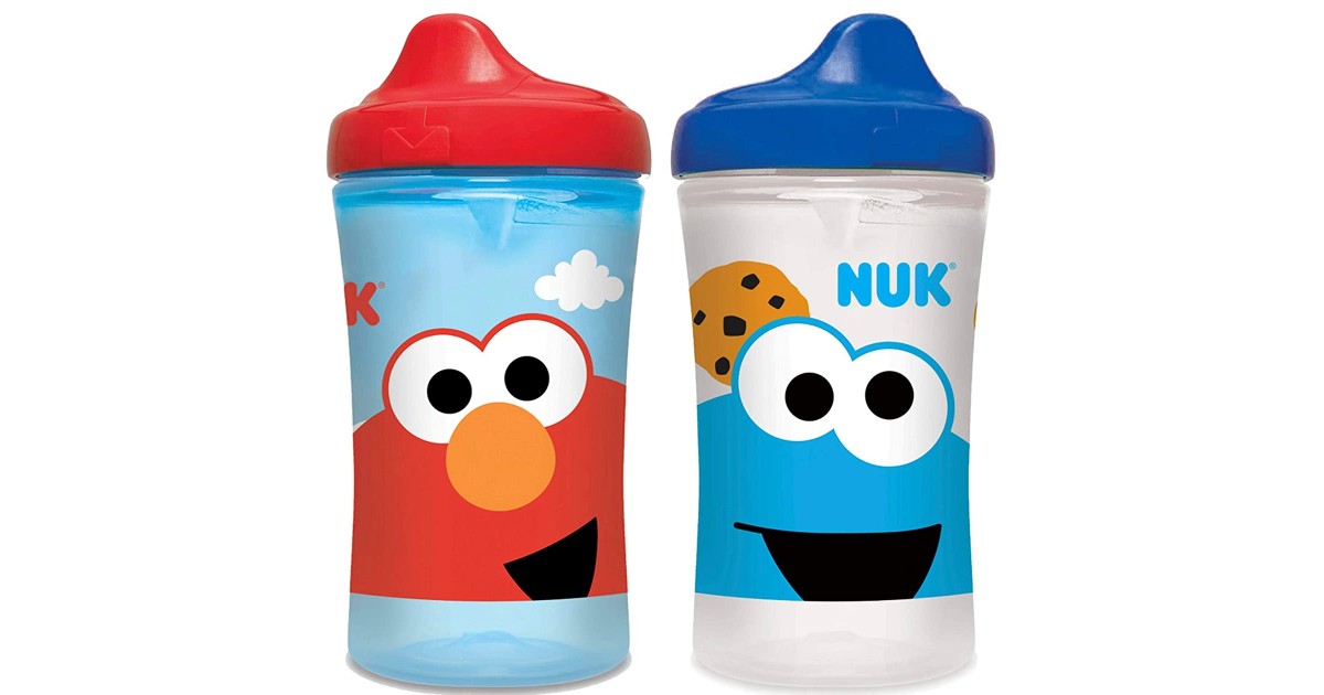 NUK Sesame Street Hard Spout Cup 2-Pack ONLY $4 (Reg $8)