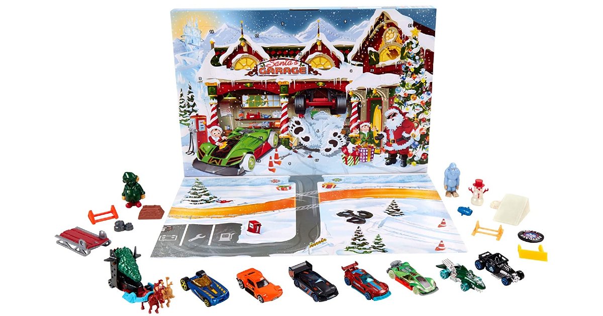 amazon hot wheels advent calendar