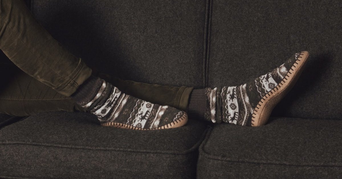 MUK LUKS Men's Slipper Socks ONLY $13.99 (Reg. $24)