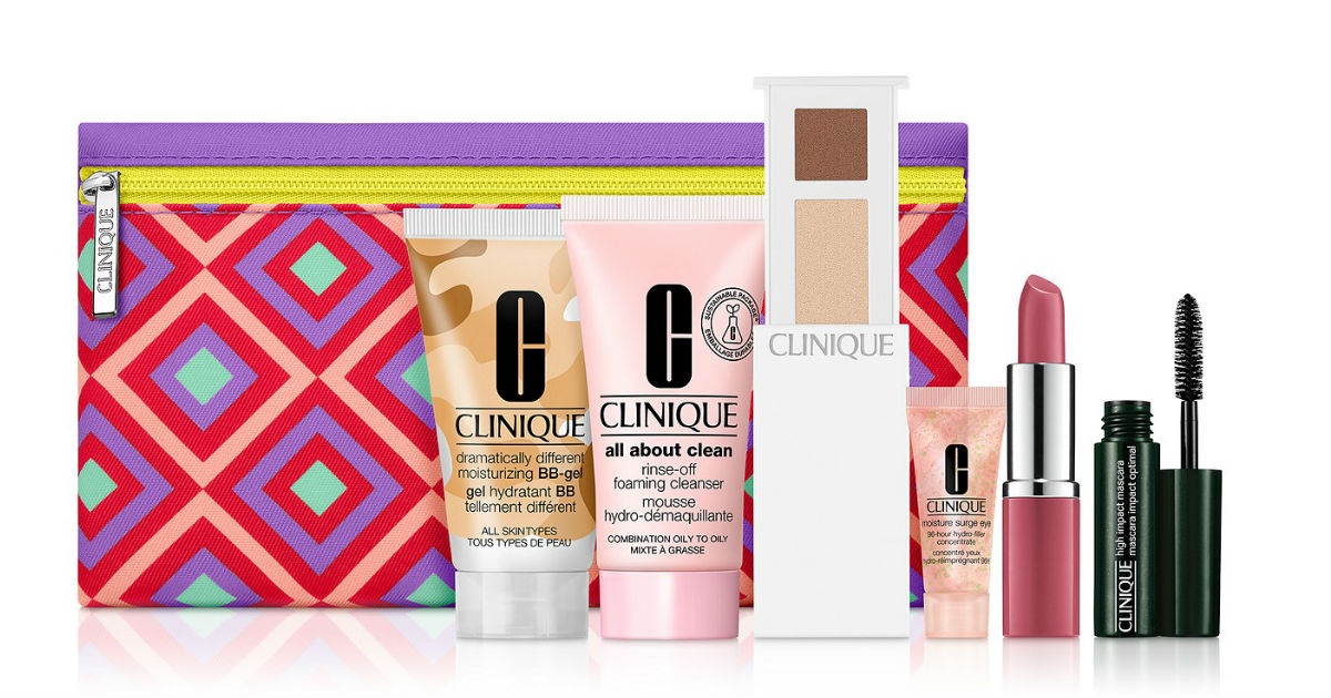 Free 7 Piece Clinique Gift Set (Worth 105) with Purchase Daily Deals