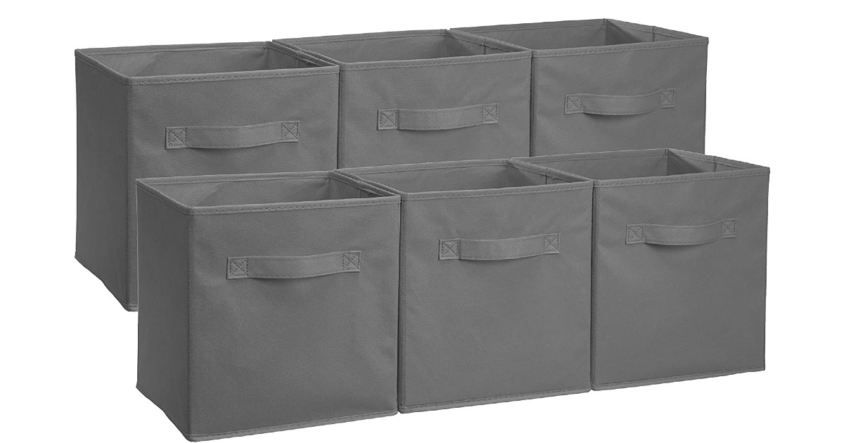 AmazonBasics Collapsible Storage Cubes ONLY $11 (Reg. $20)