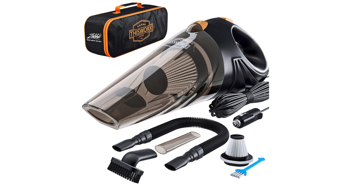 Portable Car Vacuum Cleaner ONLY $21.27 (Reg $45)