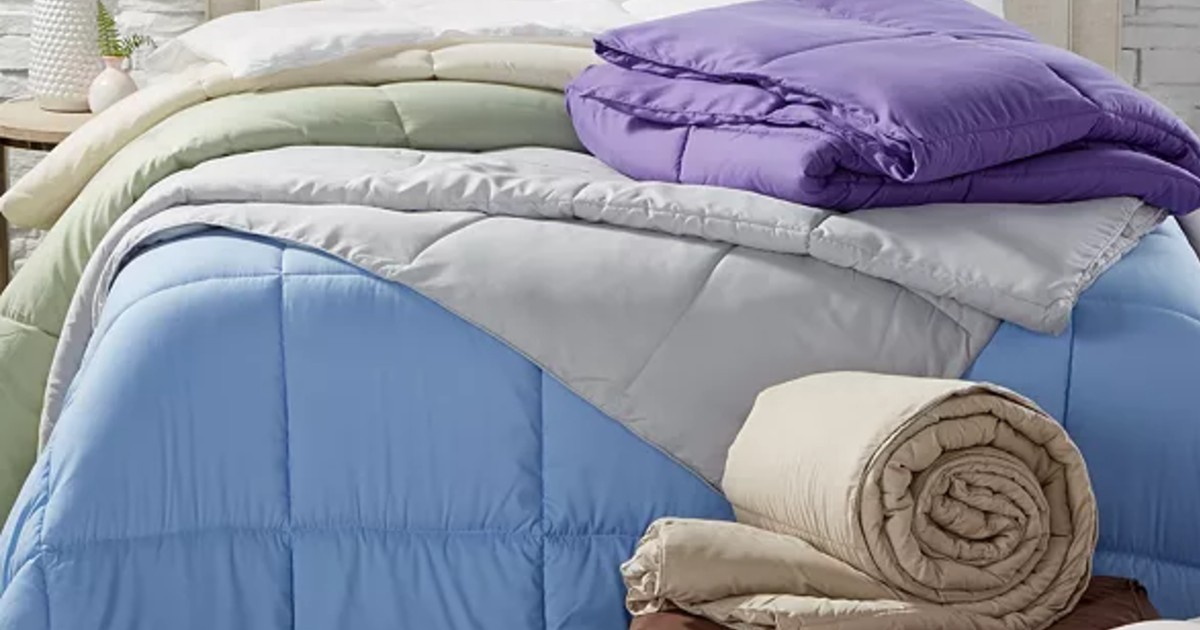 Any Size Microfiber Down Alternative Comforter 