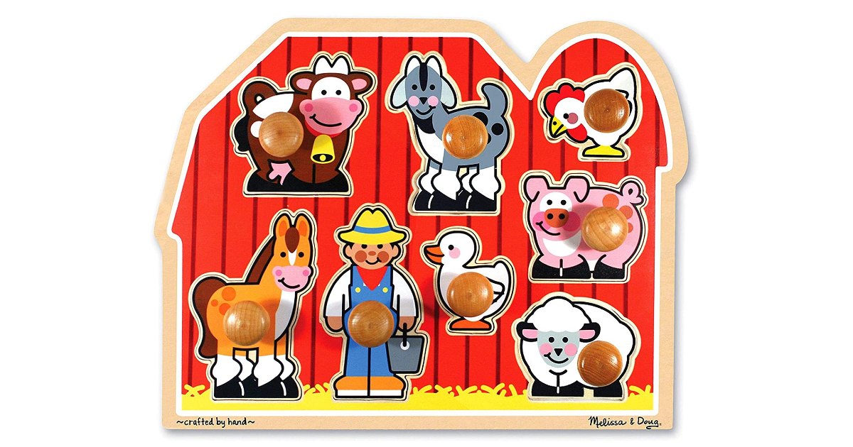 Melissa & Doug Farm Animals Puzzle ONLY $9.12 (Reg. $20)