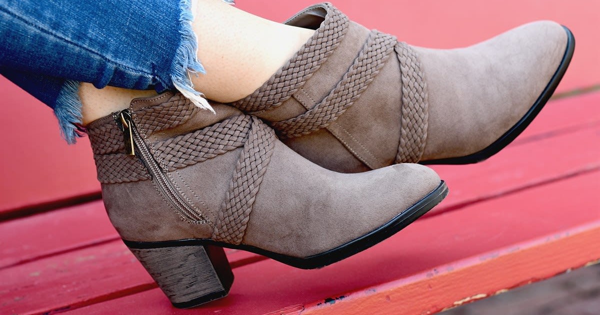 Criss-Cross Strap Booties ONLY $20.99 (Reg $80)