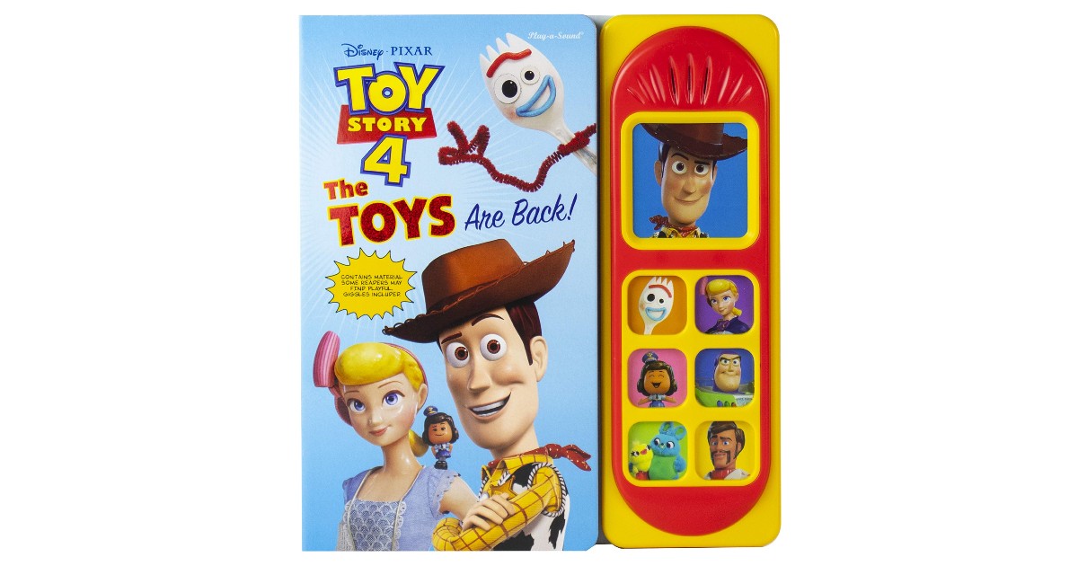 Toy Story 4 The Toys are Back! Sound Book $6.48 (Reg. $14)