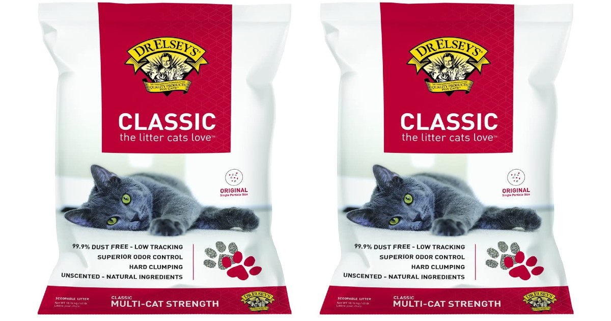 Save 30 Off Dr. Elsey’s Premium Clumping Cat Litter 40 lbs Daily