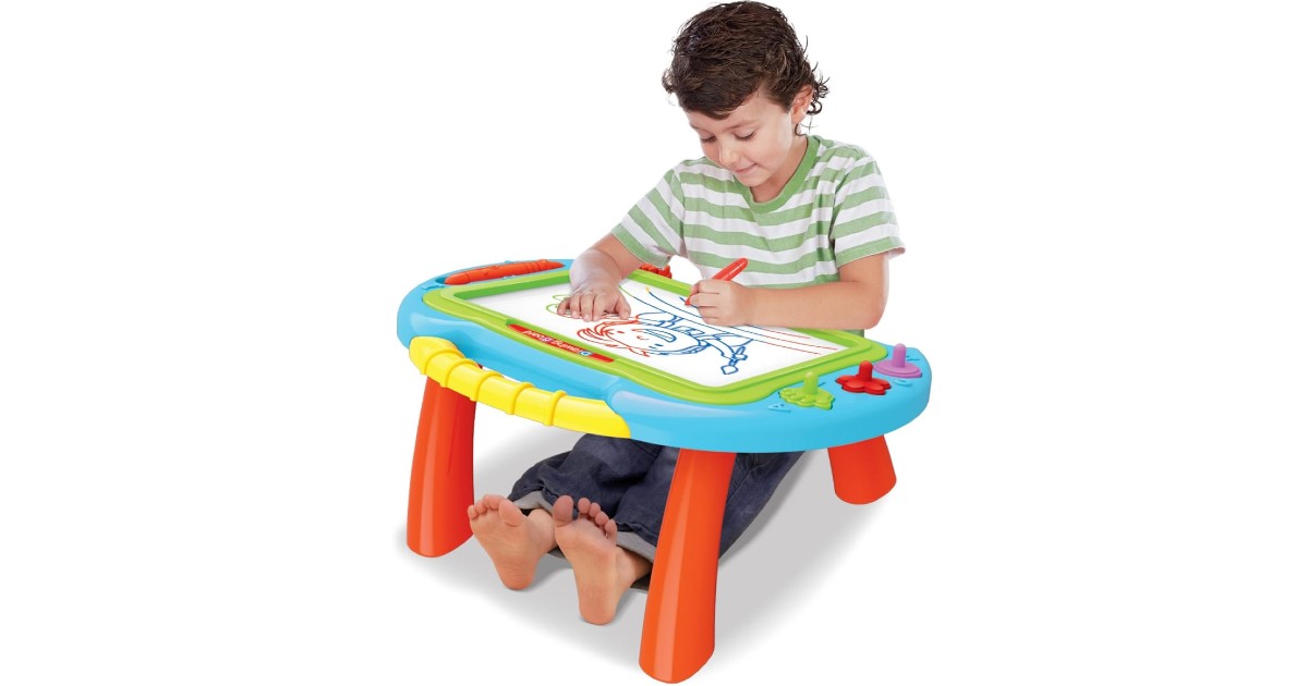 Color 2-in-1 Magnetic Sketch Board Table ONLY $19.99 (Reg $50)
