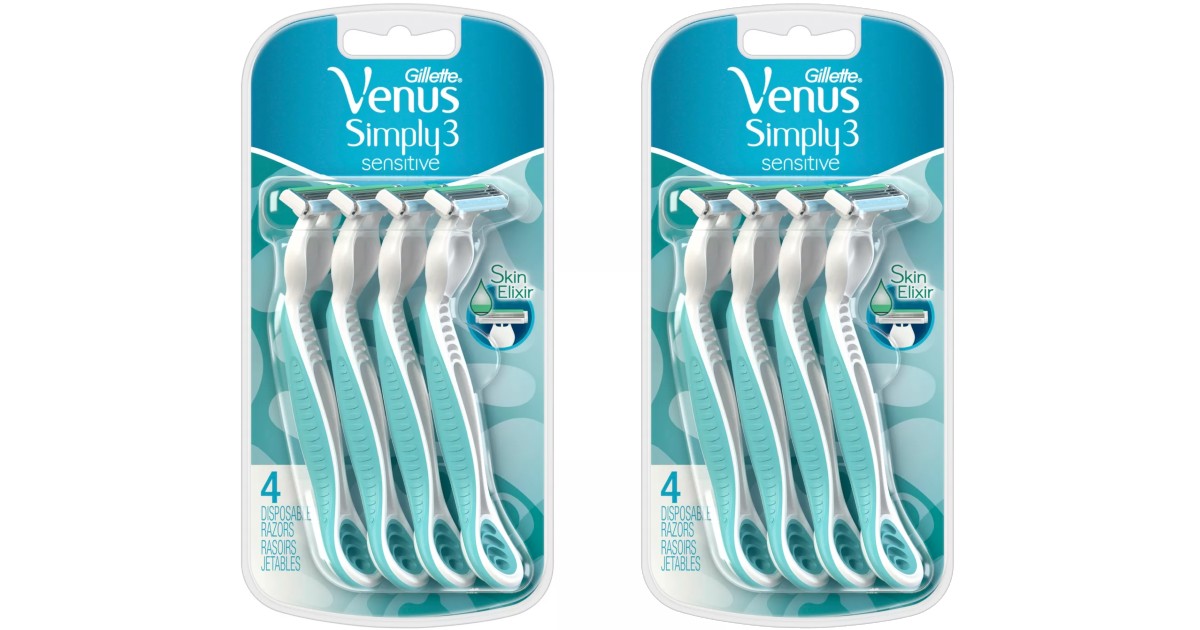 Gillette Venus Disposable Razors ONLY 2.32 at Target (Reg 6