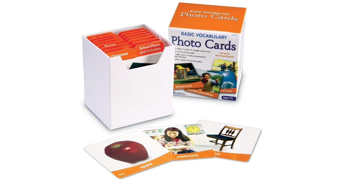 Learning Resources Vocabulary Photo Cards ONLY $11.39 (Reg $28)